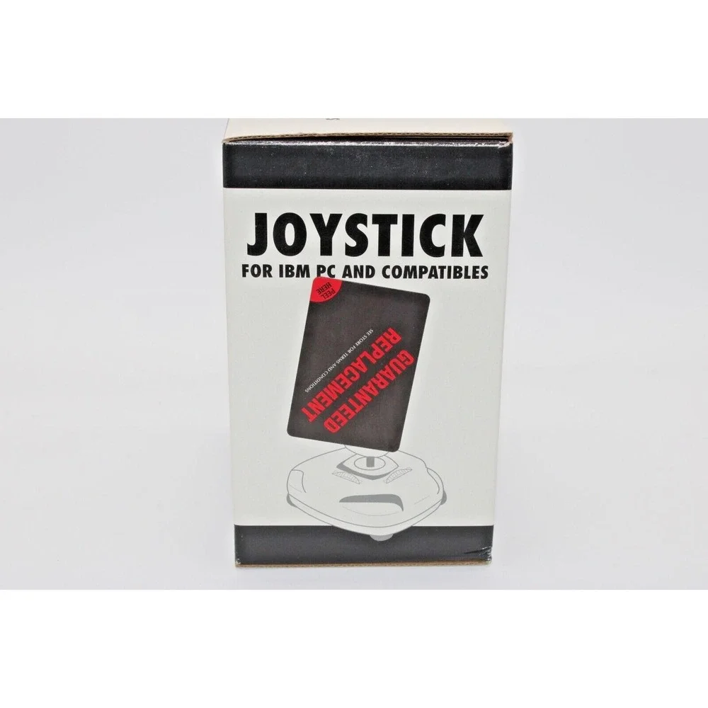 Vintage Joystick for IBM PC and Compatibles 2 Fire Buttons COMPUSA w/box & instr